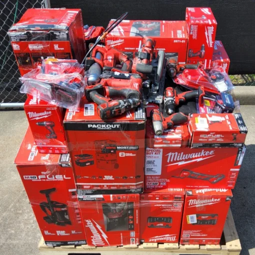 milwaukee restpartijen pallets nederland